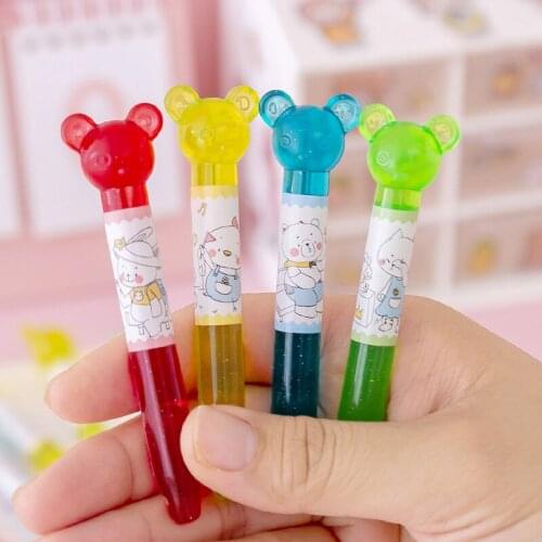 40pcs Cute Bear Eraser for Erasable Pen Cute School Supplies Student Stationery Erasable Pen Erasers Cool Prizes Wholesale