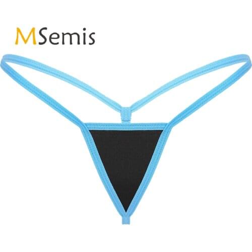 Womens G-string Bikini Bottom Lingerie Sunbathing Briefs Micro Mini Thong T-back Panties Low Rise Underwear Sexy Ladies Swimwear