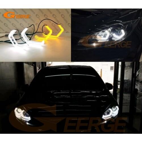Ultra Bright Concept M4 Iconic Style LED Angel Eyes halo rings Day light For Proton Iriz 2014 2015 2016