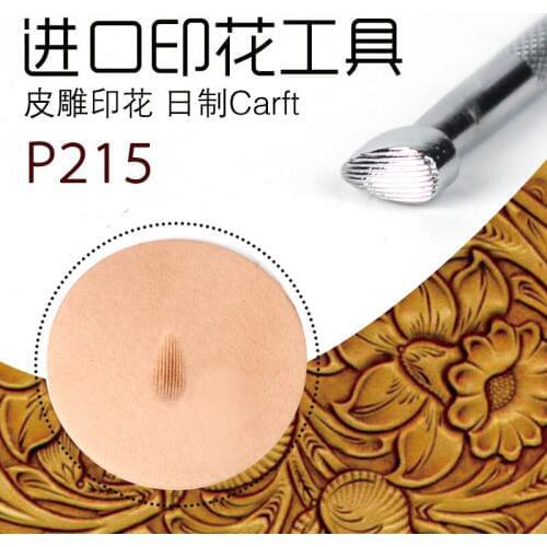 Japan Imported Carft Handmade Leather Embossing Tools DIY Leather Carving Printing Tools Vertical Lines Leather Punch [P215]