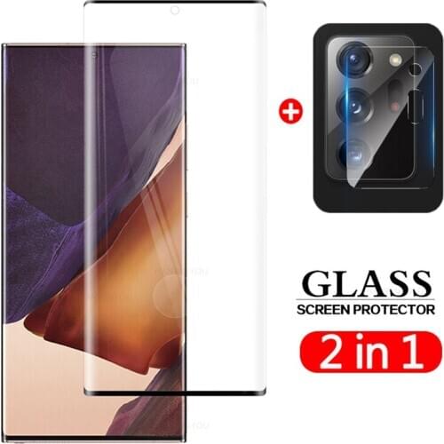 2 In 1 Back Camera Lens Film & 3D Full Cover Tempered Glass Screen Protector Protective For Samsung Galaxy Note20 Ultra 5G