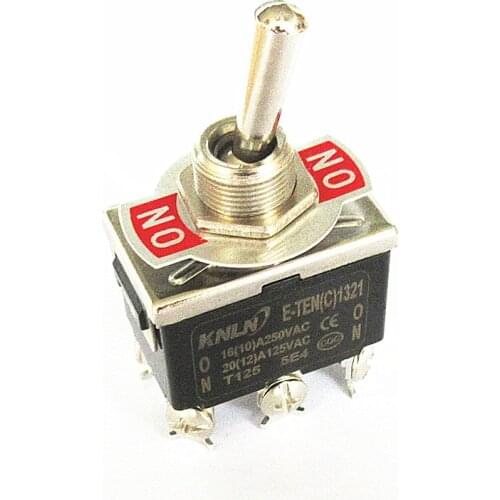 10A 250VAC 6 PIN ON-ON E-TEN1321 Toggle switch Rocker switch The power switch micro switch