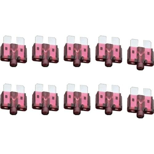 10PCS 40A Medium Size Auto fuse inserts car insurance tablets Medium fuse with lamp car inserts fuse