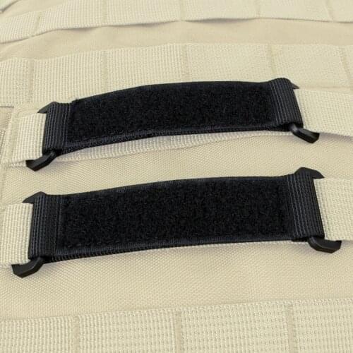 ROCOTACTICAL 2pcs Molle Strip for Attaching Tactical ID Patches, Molle Adapter for Patches