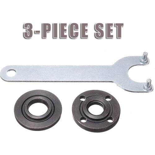 3pcs M14 Thread Replacement Angle Grinder Inner Outer Flange Nut Set Parts