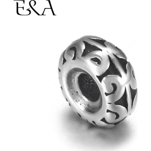 4pcs Stainless Steel 3mm Bead Spacer for Beaded Bracelet Jewelry Making DIY Small Hole Spacer Charms Accessories Supplies