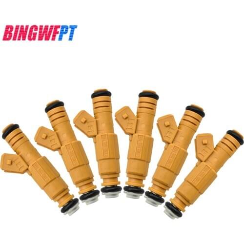 6PCS Car Fuel Injector For J eep/B-MW/V W Golf/V-olvo Auto Replacement 0280155746