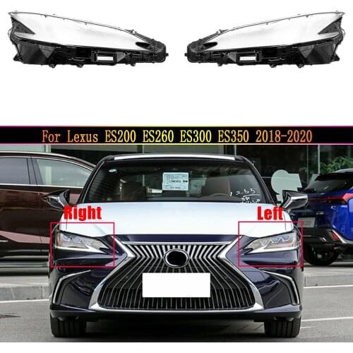 Car Headlight Lens For Lexus ES200 ES260 ES300 ES350 2018 2019 2020 Headlamp Cover Replacement Auto Shell