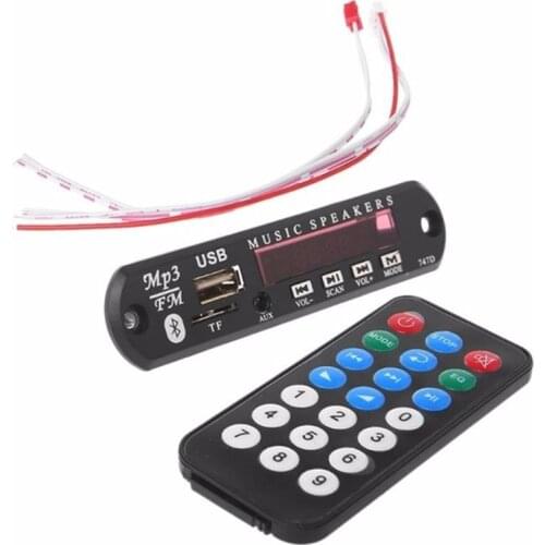 Wireless Bluetooth Remote Mp3 Wma Decoder Board Audio Module Usb Tf Radio