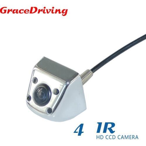 Bring 4 IR light car parking camera with hd ccd image Metal shell material for different types car as new arrival