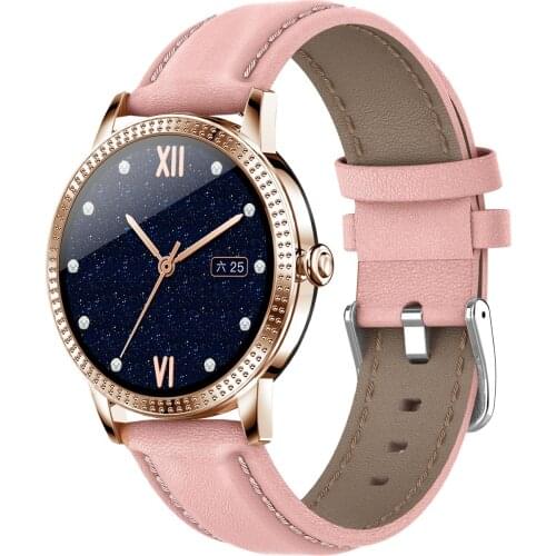 CF18P Smart Watch Women 1.08 Full Touch IP67 Waterproof Heart Rate Monitor Sport Fitness Tracker Smartwatch For Android IOS KW20