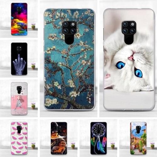 Case For Huawei Mate 20 Case 6.53 inch Soft Silicone Transparent Silicon Phone Cases Shell For Huawei Mate 20 Covers Shell Bags