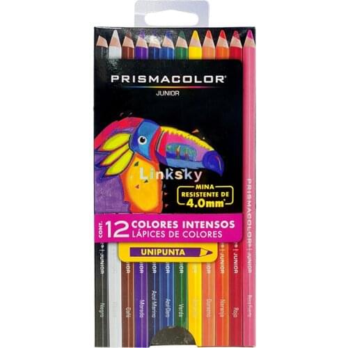 Prismacolor Junior Colored Pencils, Drawer Carton Set of 12 Count ,Soft, Smooth Leads for Superior Blending and Shading