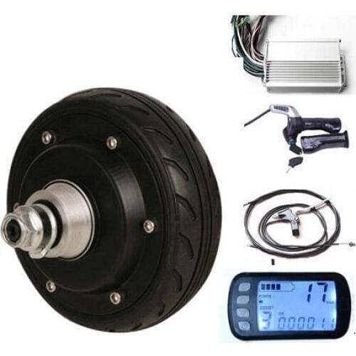 5" 250W 24V electric wheel hub motor electric scooter motor kit electric bike kit with LCD