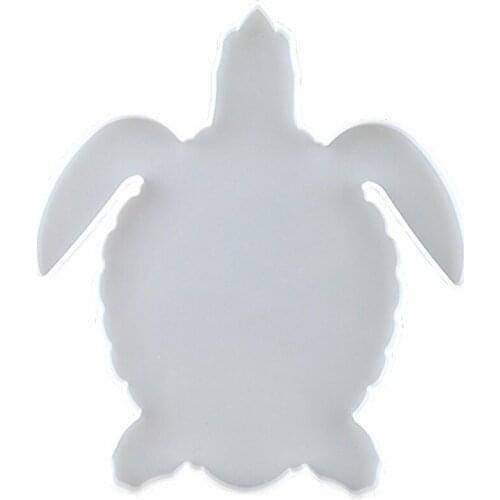 Turtle Coaster Mould Silicone Coaster Mold Resin Coaster Tray Epoxy Resin Mold Fruit Tray Plate Making Tool Home Decoration