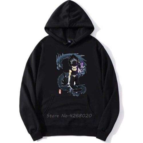 Yu Yu Hakusho Hiei Awesome Artwork Print Hoodie Anime Cool Mens Fleece Hoodies Sweatshirt Streetwear Hip Hop Hoody Coat