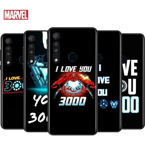 Marve Love You 3000 For Motorola G9 G8 G Stylus Power One Fusion Hyper Edge E7 E6 5G Plus Play Lite Black Phone Case