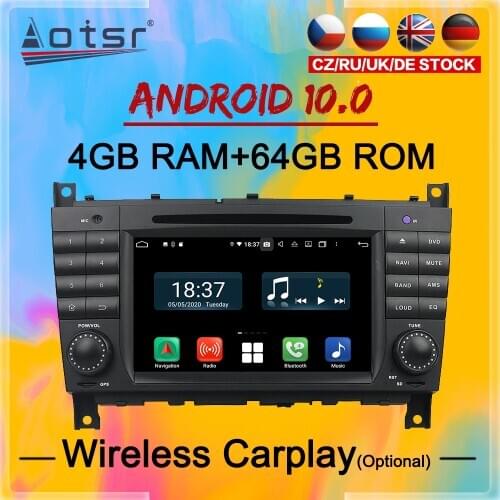 For Benz C-Class W203 Android Multimedia Radio 2004 - 2007 Car Autoradio Player cassette recorder Head unit GPS Navi Stereo 2din