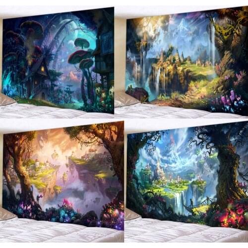 Psychedelic Tapestry Wall Hanging Mushroom Large Tapestry Wall Decor Tapestries for Bedroom College Dorm Room Decoration
