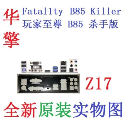 Original IO I/O Shield BackPlate Blende Bracket For ASRock Fatallty B85 Killer