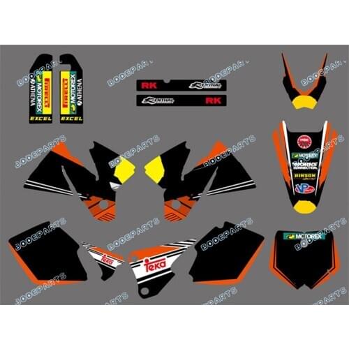 Rb Logo Motorcycle Bike SX MXC Graphics Kit FOR Motorcycle KTM SX MXC 125/250/380 /400/520 1998 1999 2000 2001