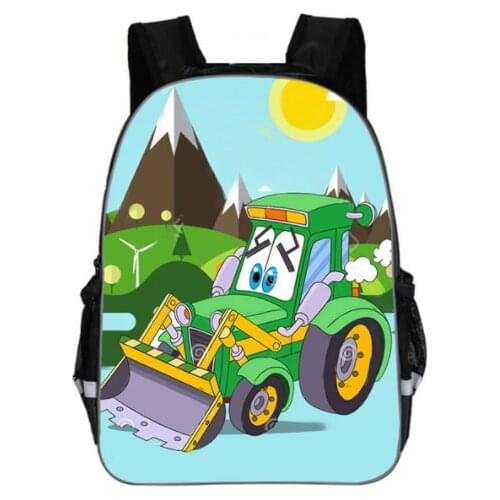 Tractor School Bag For Boys Orthopedic Kid Toddler Backpack Schoolbag Cartoon Best School Backpacks