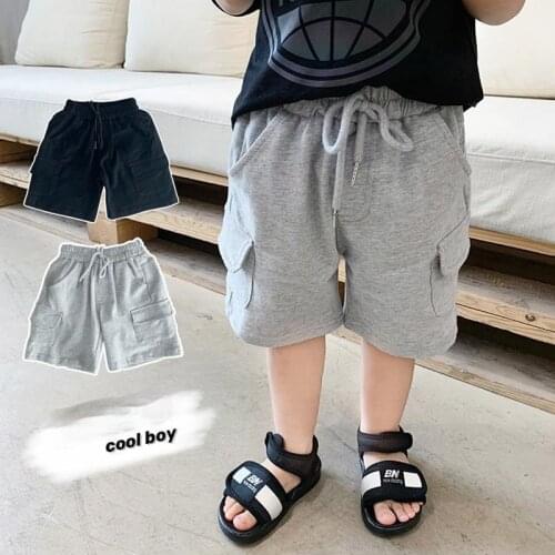 Boy Shorts Children Clothing 2021 Summer Baby Boys Fashion Five-point Pants Thin Section