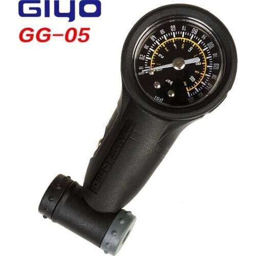 Giyo 160 PSI Bike Tire Gauge Cycling Accessories Schrader Presta Valves Air Pressure Barometer Professional Bicycle Pumps