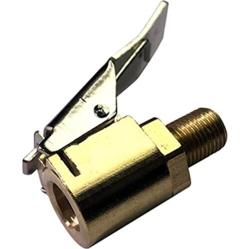 1PC Car Auto Brass 8mm Tyre Wheel Tire Air Chuck Inflator Pump Valve Clip Clamp Connector Adapter car accessories