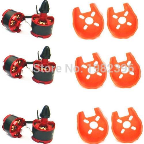 6pcs 2212 920KV Brushless Motor CW&CCW +6pcs motor seats for F330 F450 F550 X525 s500 s550 Multirotor Quadcopter