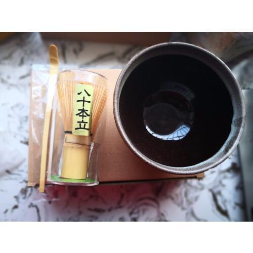 Free shipping Japan Handmade Matcha kit Matcha Whisk tea Set, three piece porcelain bamboo tea set