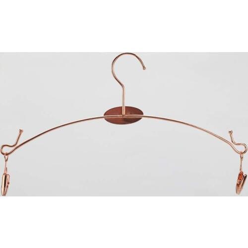 Household Underwear Hangers Metal Bra Clips Socks Panty Racks Home Drying Clothes Hanger With Clips Underwear Hangers