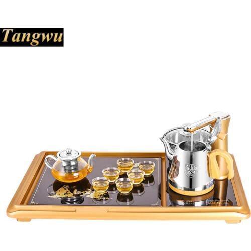 The electromagnetic furnace is fully automatic water boiling kettle, electric tea set, three