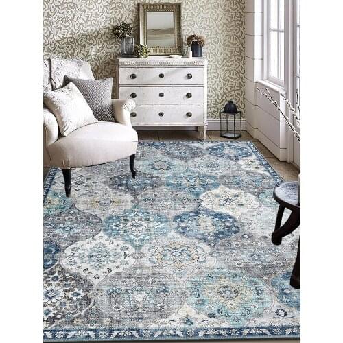 European Carpet Living Room American Home Decor Large Rugs For Bedroom Boho Floor Mat Rugs Vintage Study Carpet Persian And