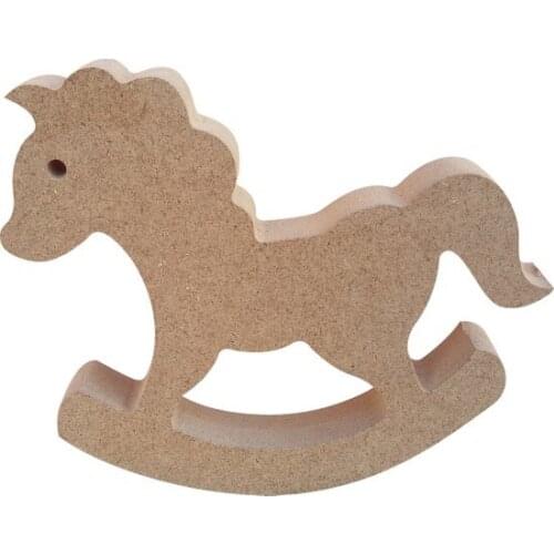 F11 Rocking Horse Figure Trinket Wooden Object paintable decorative objects декоративные предметы под роспись