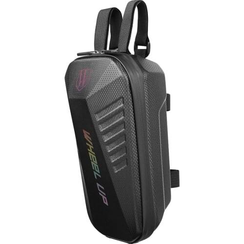 WHEEL UP Electric Scooter Front Carry Bag Rainproof Bicycle Handle Saddle Bag EVA Hard Shell Balance Scooter Large 3L MTB Bike