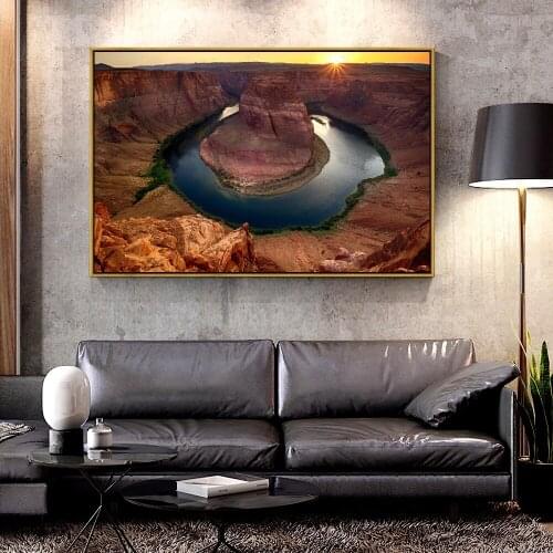 Forbeauty Oil Canvas Painting horseshoe_bend_arizona For Home Decoration Wall Art