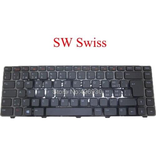 Laptop SW Keyboard For DELL For Inspiron 14R N4110 N4120 N4050 M4040 N4120 N411Z M411R M421R M5040 L502X Swiss 0H0NCK H0NCK new