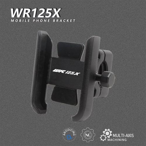 For Yamaha WR125X 2010-2017 2016 2015 2014 2013 Motorcycle CNC Aluminum Alloy Handle Bar Mobile Phone Bracket GPS Stand Holder