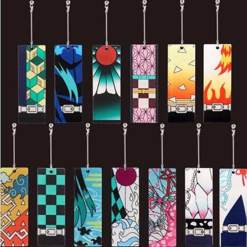 Fashion Acrylic Stud Earrings Japan Anime Demon Slayer Blade of Ghost Earings For Men Brincos Feminino Statement Cosplay Jewelry