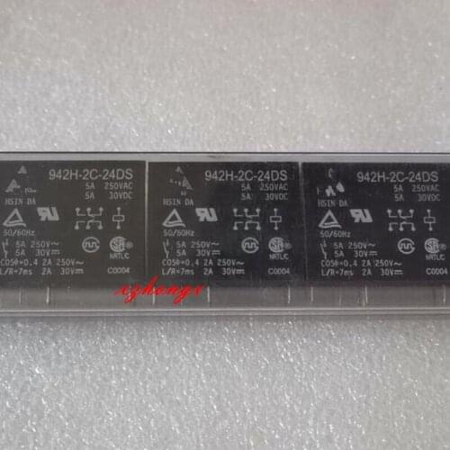 New 942H-2C-24DS 24VDC 5A 250VAC 2 open 2 close 8 pin