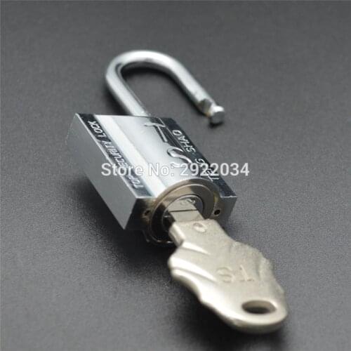 RayLock pack of 5 anti-rust lock cylinder heavy duty small safety padlock with brass waveform key