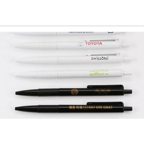 PRINT YOUR LOGO: 500pcs promotional plastic pen; OEM cheap pens; ballpoint pens; customized logo plastic pens mo17