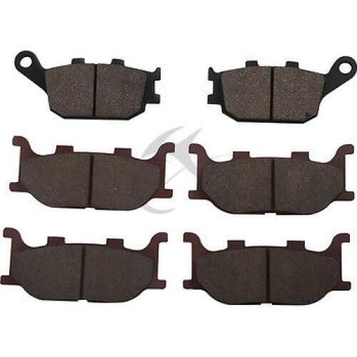 Motorcycle Front & Rear Disc Brake Pads For YAMAHA FZ6 600 FAZER ABS XJ6 Diversion MT03 660