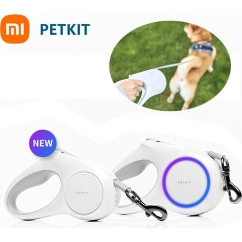 Xiaomi Petkit Go Shine max Pet Leash Dog Traction Rope Flexible Ring Shape 3m / 4.5m with Rechargeable LED Night Light