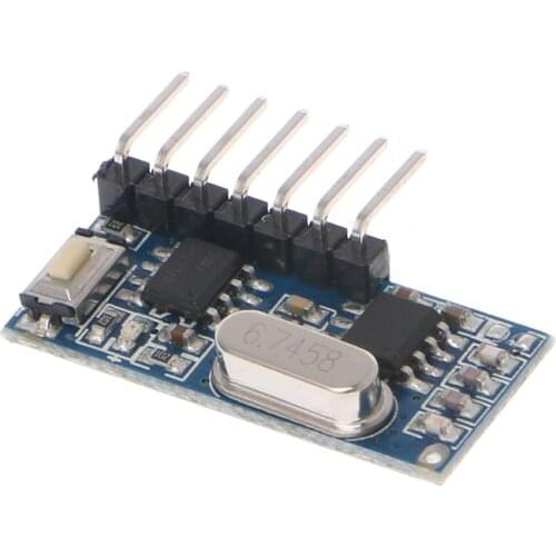 433 MHz RF Code Learning Receiver Module 1527 Wireless Decoder 4 Output Channel For Remote Control