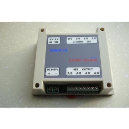 Industrial 8 Port RS485 bidirectional sharing RS-485 HUB 485 Switch distributor Repeater Star topology Cascade