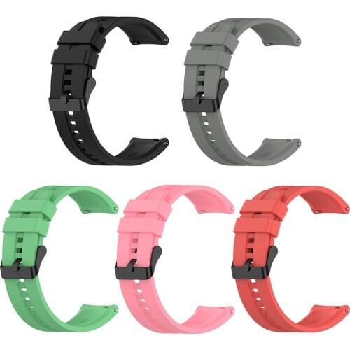 22mm Smart Watch Band High-quality Soft Silicone Strap Replacement Watchband Belt Bracelet for Huawei Watch GT2 Pro/GT 2e/GT