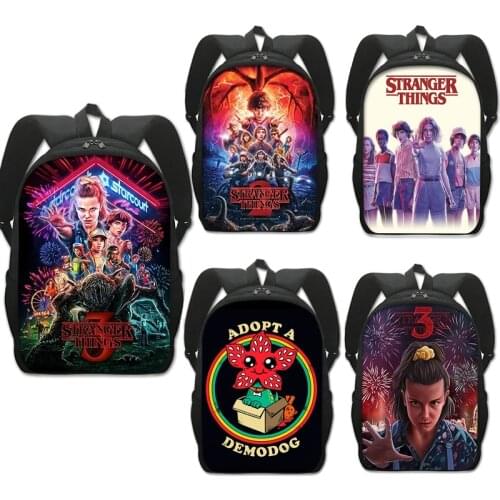 Stranger Things Backpack for Teenage Children School Bags Boy Girls School Backpacks Kids Schoolbag Stranger Things Book Bag