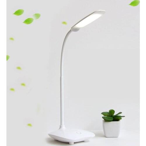 Foldable Dimmable Touch Desk Lamp DC 5V USB Powered Table Light 6500K Portable Night Lamp LED Eye Protection Light